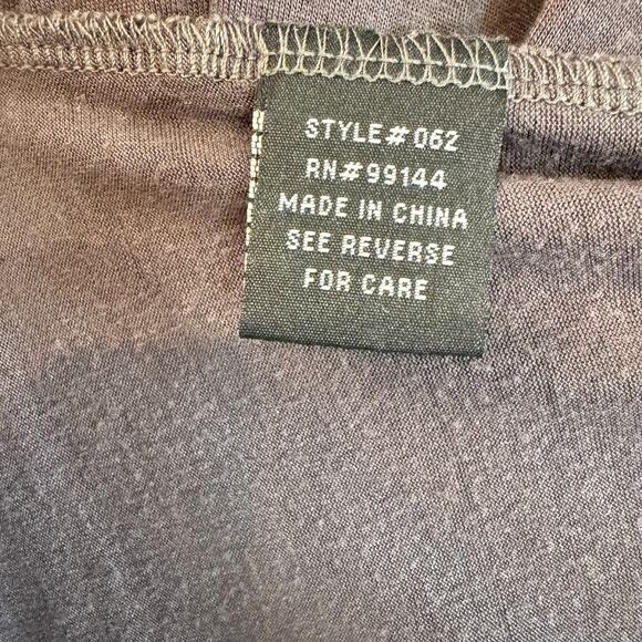 Womens Lapis Gray Open Front Wrap Long Sleeve Cardigan – Size Large - Picture 4 of 10